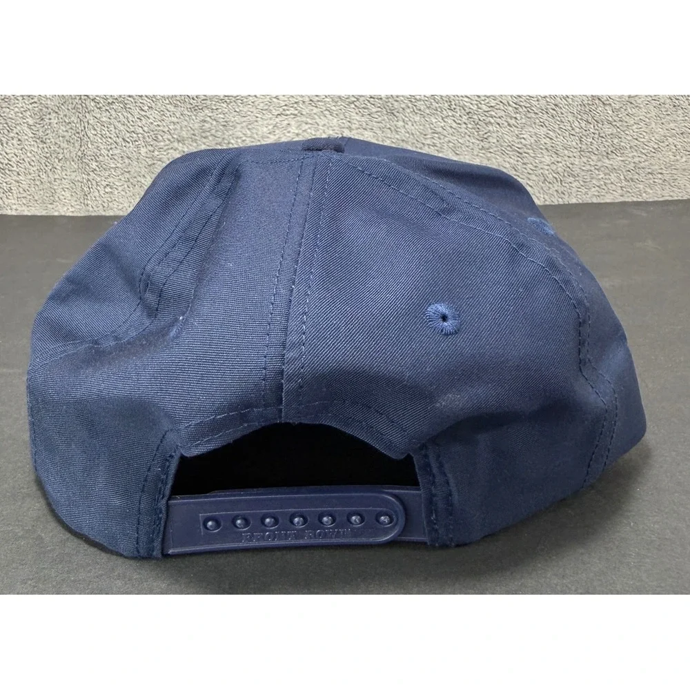 Front Row Penn State Hat Mens OSFA Navy Blue Nittany Lions Vintage Snapback Cap